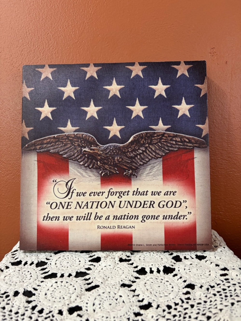 Ronald Reagan Wall Plaque